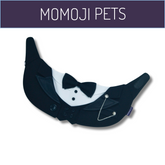 Momoji Kingsway Bib - Tuxedo ชุดสุนัข ชุดแมว ชุดสัตว์เลี้ยง ผ้าพันคอสุนัข สูทสำหรับงานทางการ